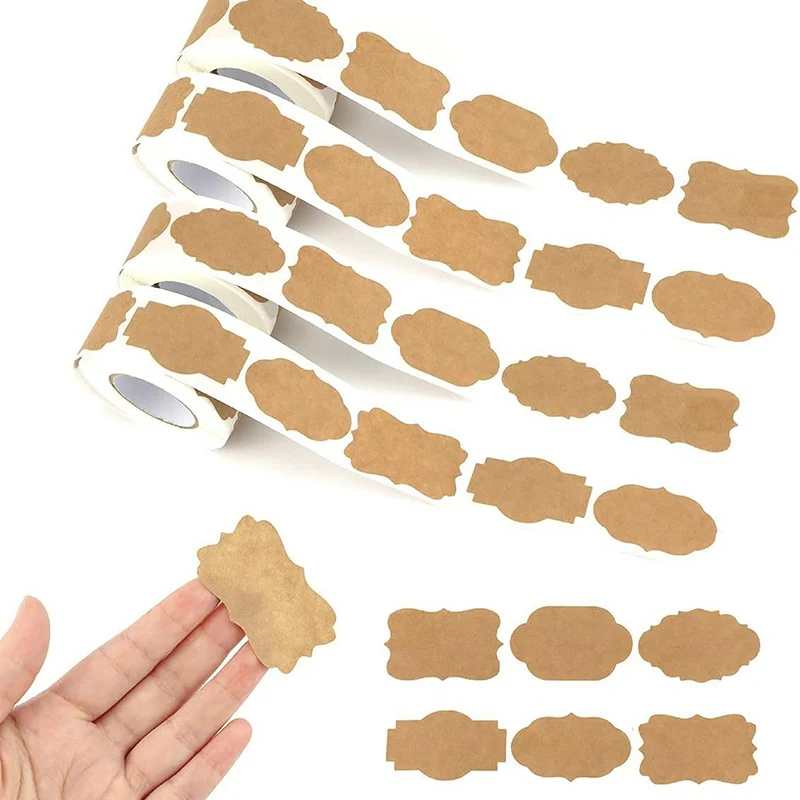 Food Storage Labels - Etiquetas Autoadhesivas para Frascos de Especias,