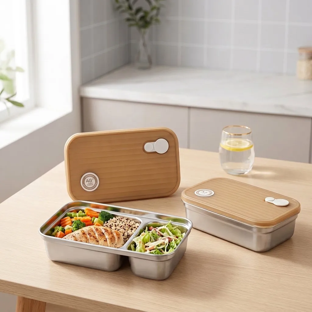 Food Storage Oven Safe - Fiambrera de acero inoxidable 304 con