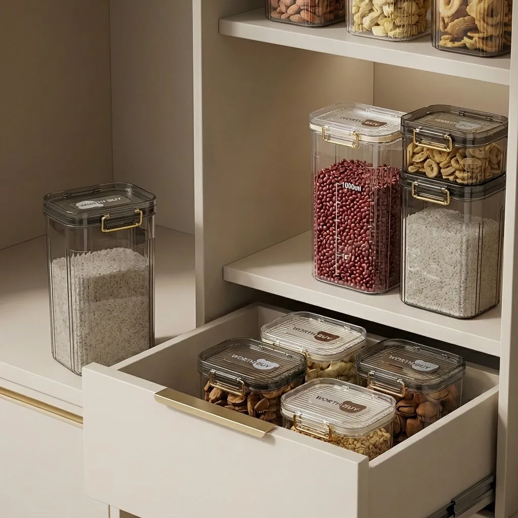 Recipientes herméticos para gu - Food Storage With Dividers reseña y precio