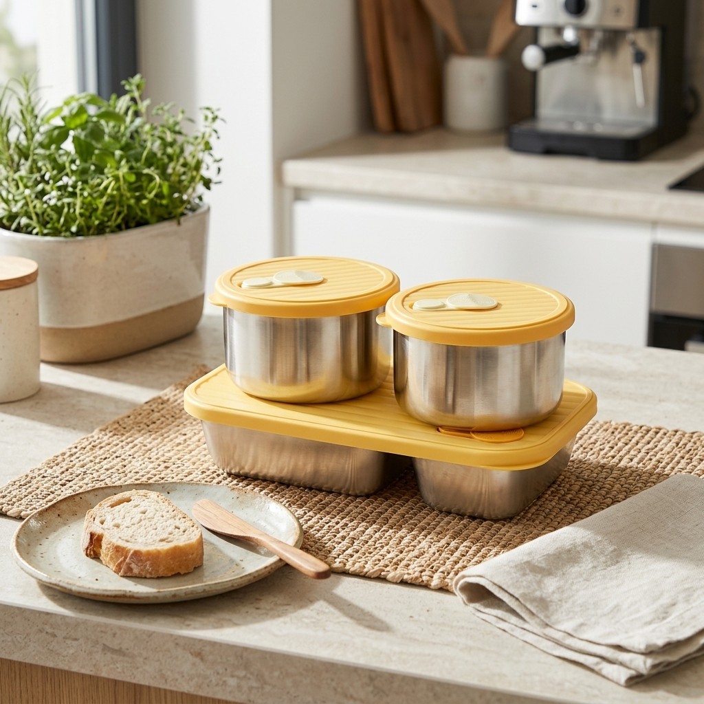Lonchera de Acero Inoxidable 3 - Food Storage Oven Safe reseña y precio