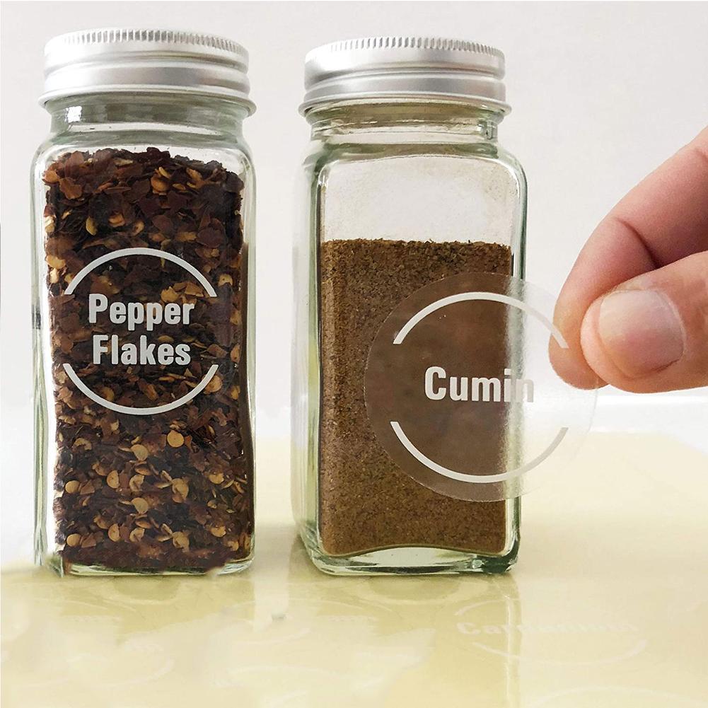 144 Etiquetas Transparentes pa - Food Storage Labels reseña y precio
