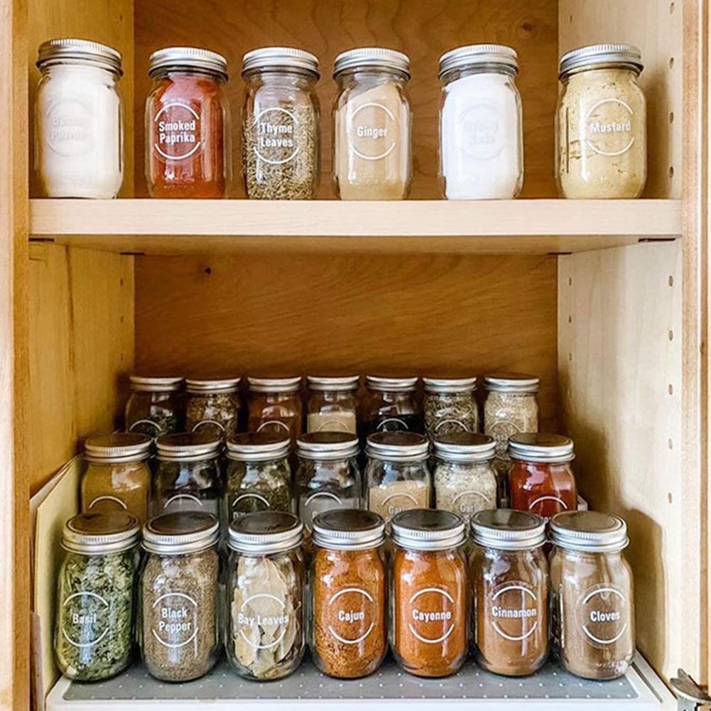 144 Etiquetas Transparentes pa - Food Storage Labels reseña y precio